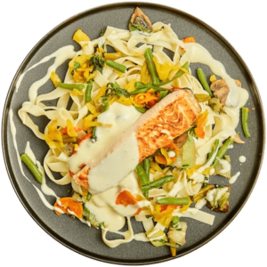 Zalm in botersaus