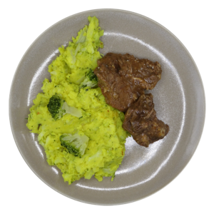 Bloemkool broccoli stamppot met sukadelapje