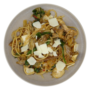Pulled pork pasta