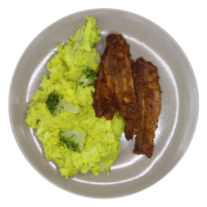 Bloemkool broccoli stamppot met speklapje